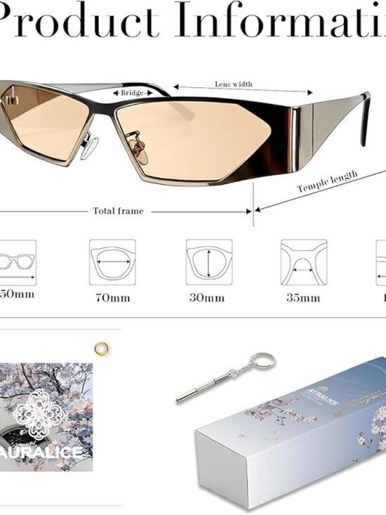Narrow Cat Eye Sunglasses